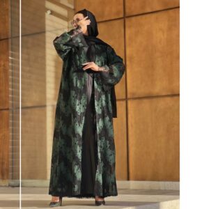 image of floral bloom abaya