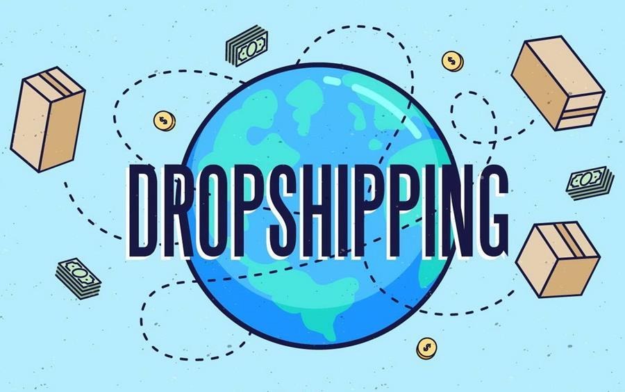 تصویر مفهومی از (Dropshipping)